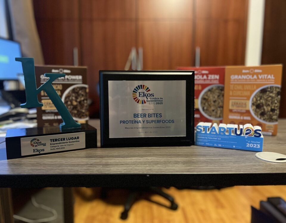 Premios y reconocimientos Beer Bites Emprendimiento Sostenible Ecuador